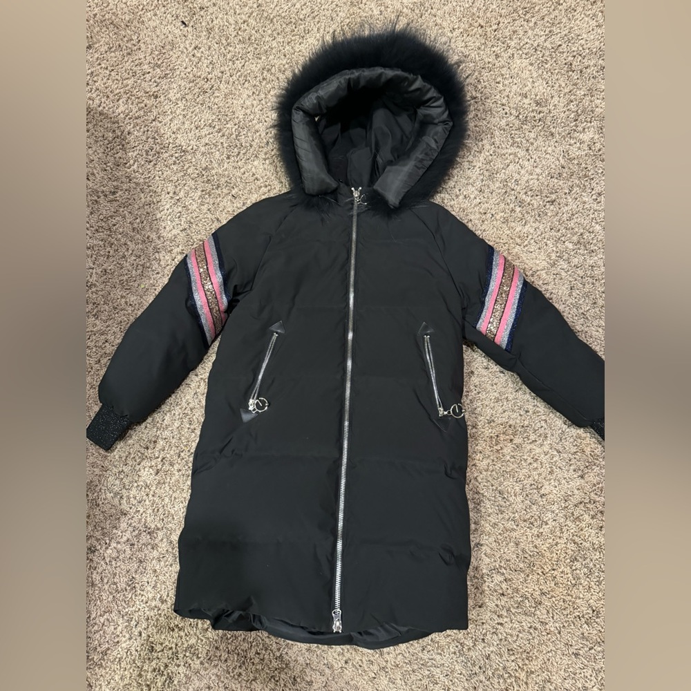 Duck down long jacket